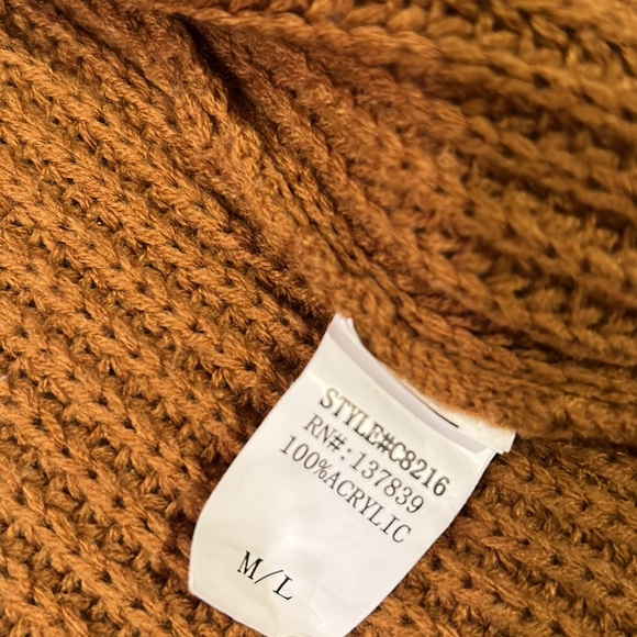 Lace Up Cardigan Sweater - Picture 4 of 5